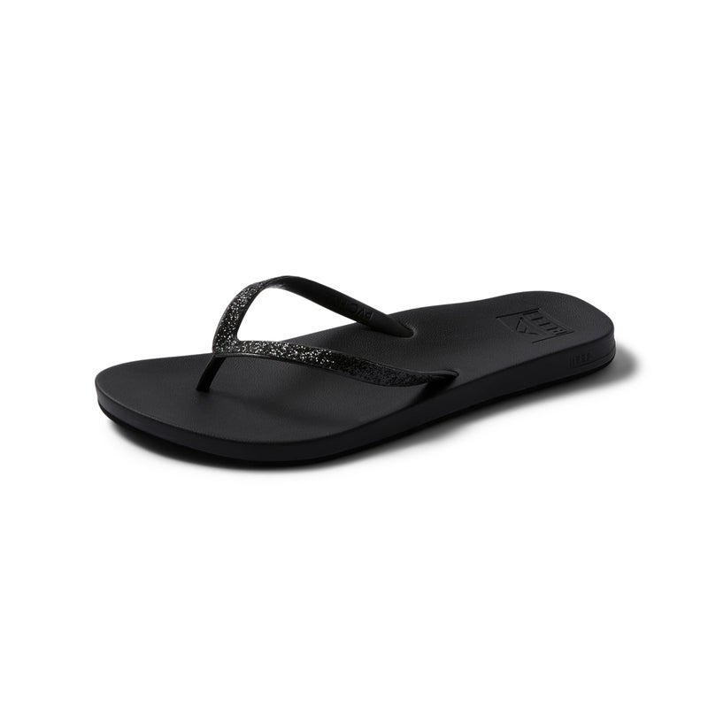 Reef Cushion Stargazer Womens Flip Flop, Super Lightweight, Ultra Soft Cushion Footbed, Black, 7 - Image 1